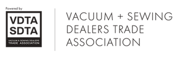 The logo for the vacuum and sewing dealers trade association The logo for the vacuum and sewing dealers trade association