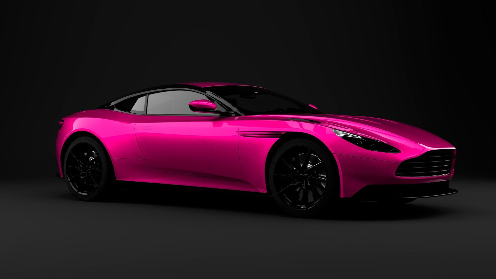 Luxury sport car on dark background, showcasing scratch resistant paint protection for sleek shine. Luxury sport car on dark background, showcasing scratch resistant paint protection for sleek shine.