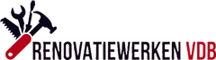 Logo met een rood Zwitsers zakmes, zwart gereedschap en de tekst