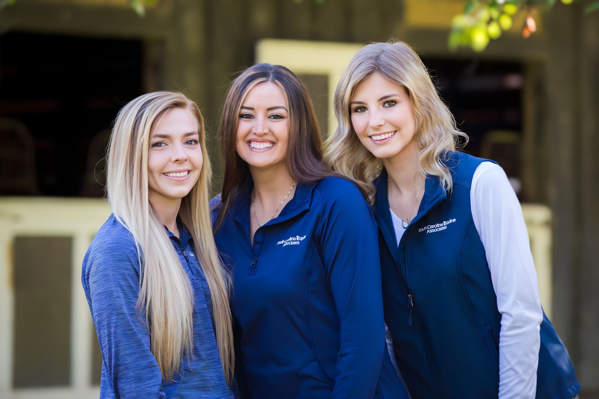 Technician team of South Carolina Equine Associates veterinary staff.