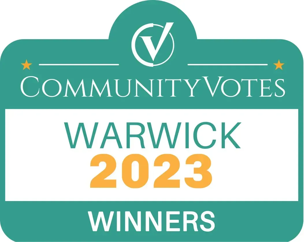 A community votes warwick 2023 winners badge
