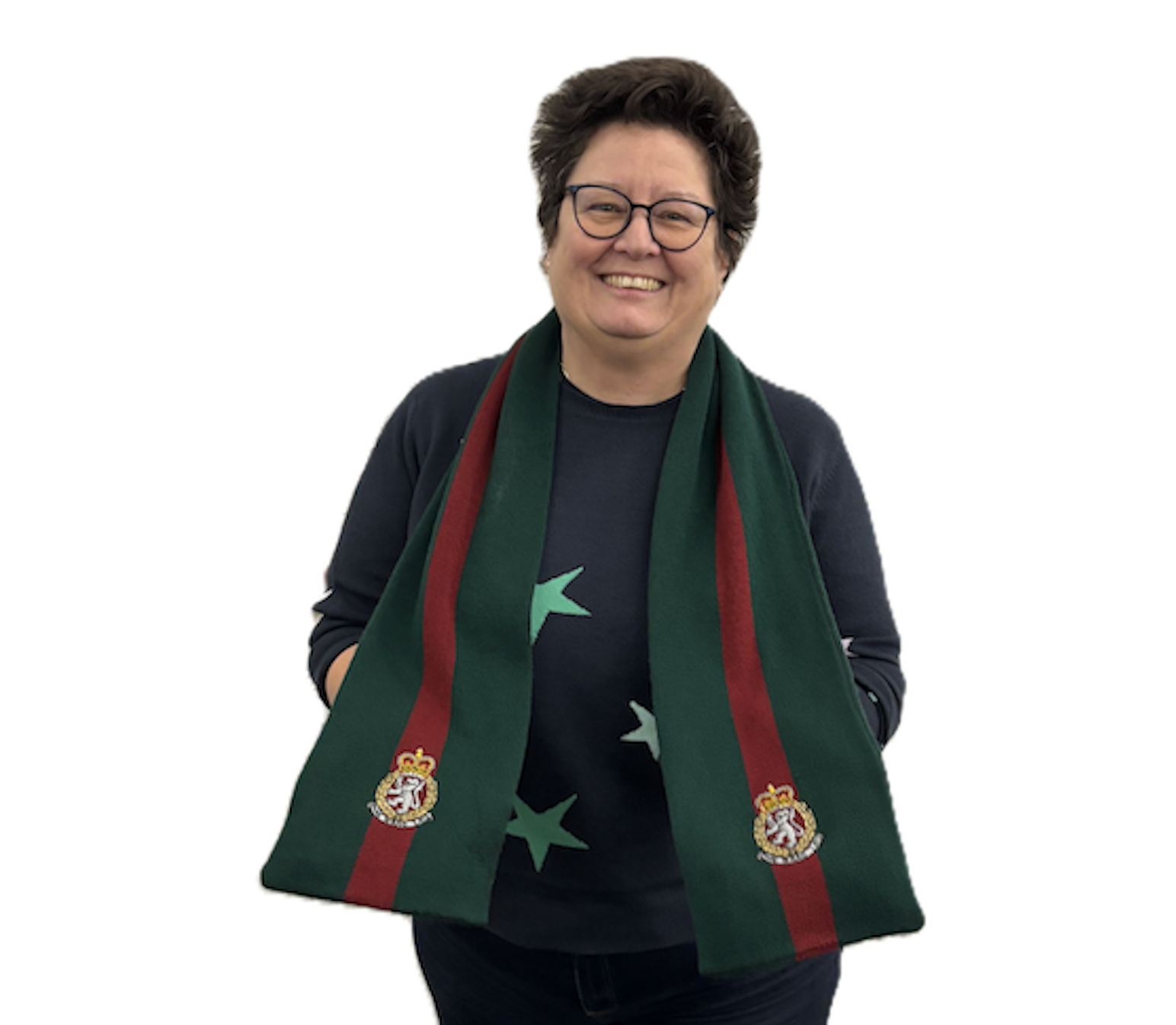 WRAC Association Knitted Scarf