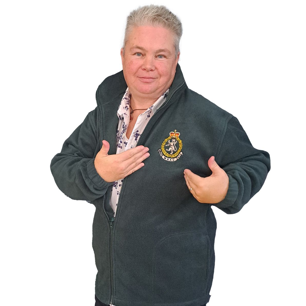 WRAC Association Green Fleece