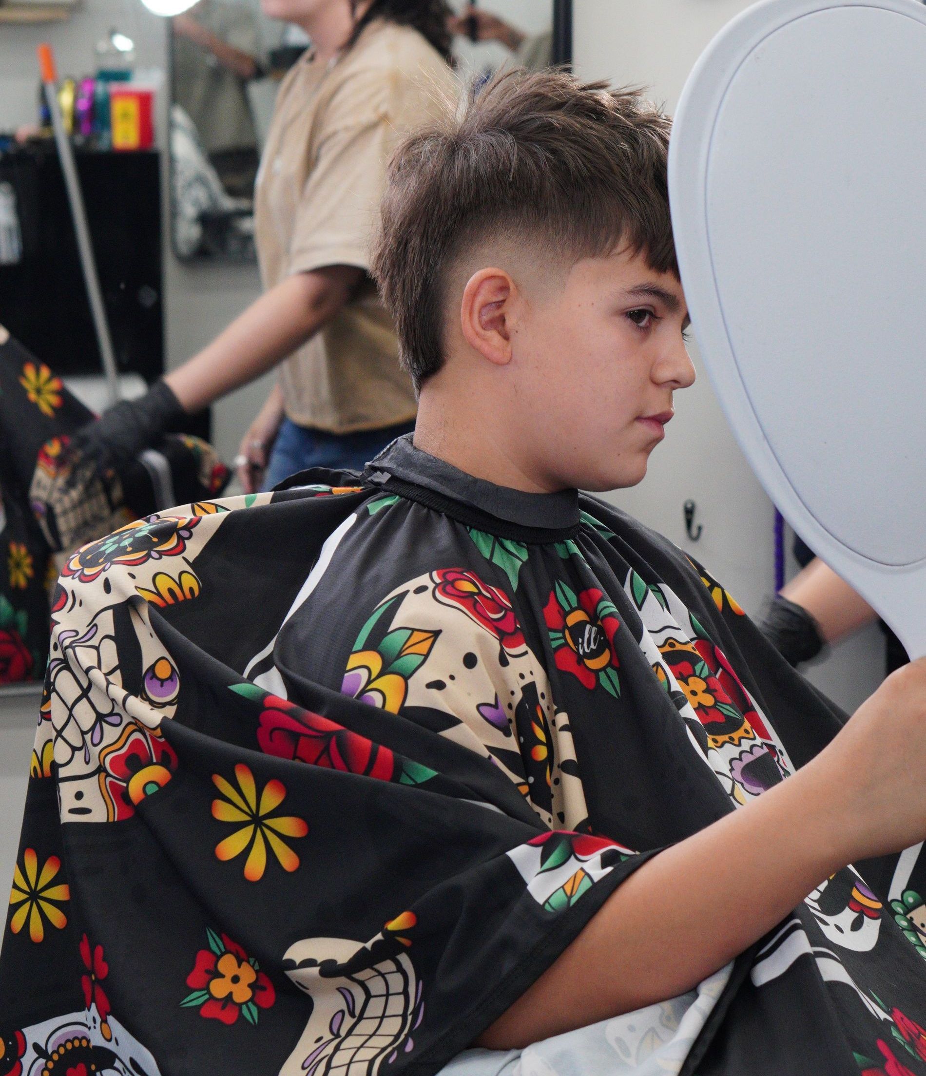 Burst fade done by Maydee at Evolve Barber Shop