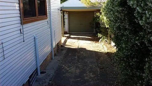 Rubbish Outside the House After — Newcastle, NSW — Abate Rubbish Removal