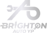 Red logo for "Demo Auto Repair" with wings, stars, and a circular design.