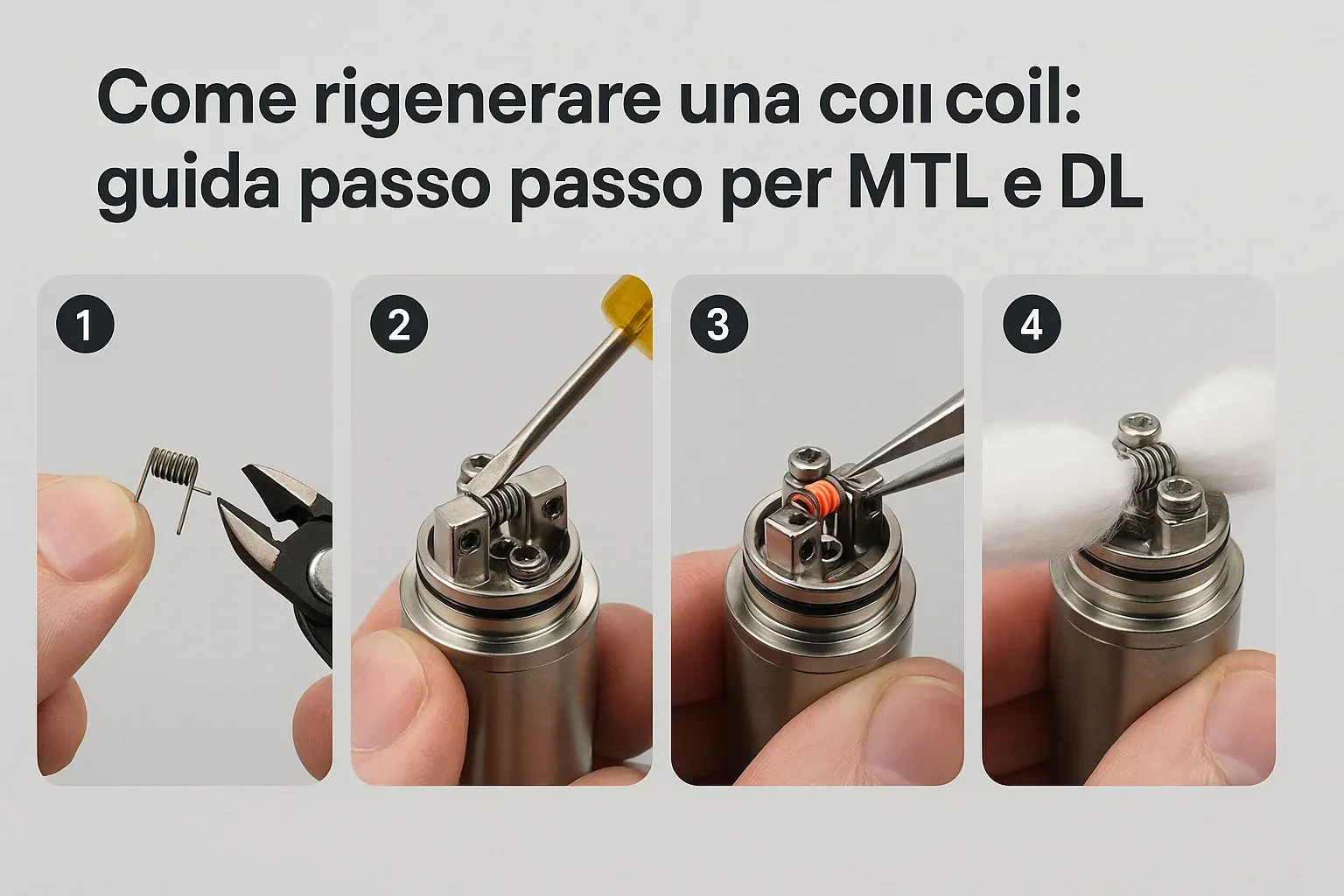 Come rigenerare una coil: guida passo passo per MTL e DL
