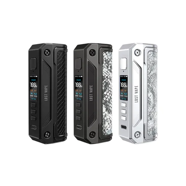 Box Thelema Solo 100W Lost Vape single battery 21700 in nuovi colori
