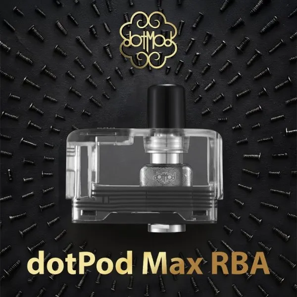 DotPod Max RBA 4ml Dotmod rigenerabile single coil MTL DL con airflow pin