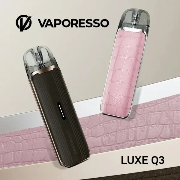 Vaporesso Luxe Q3 pod kit 1450mAh design elegante con cartuccia 3ml e tiro MTL RDL regolabile