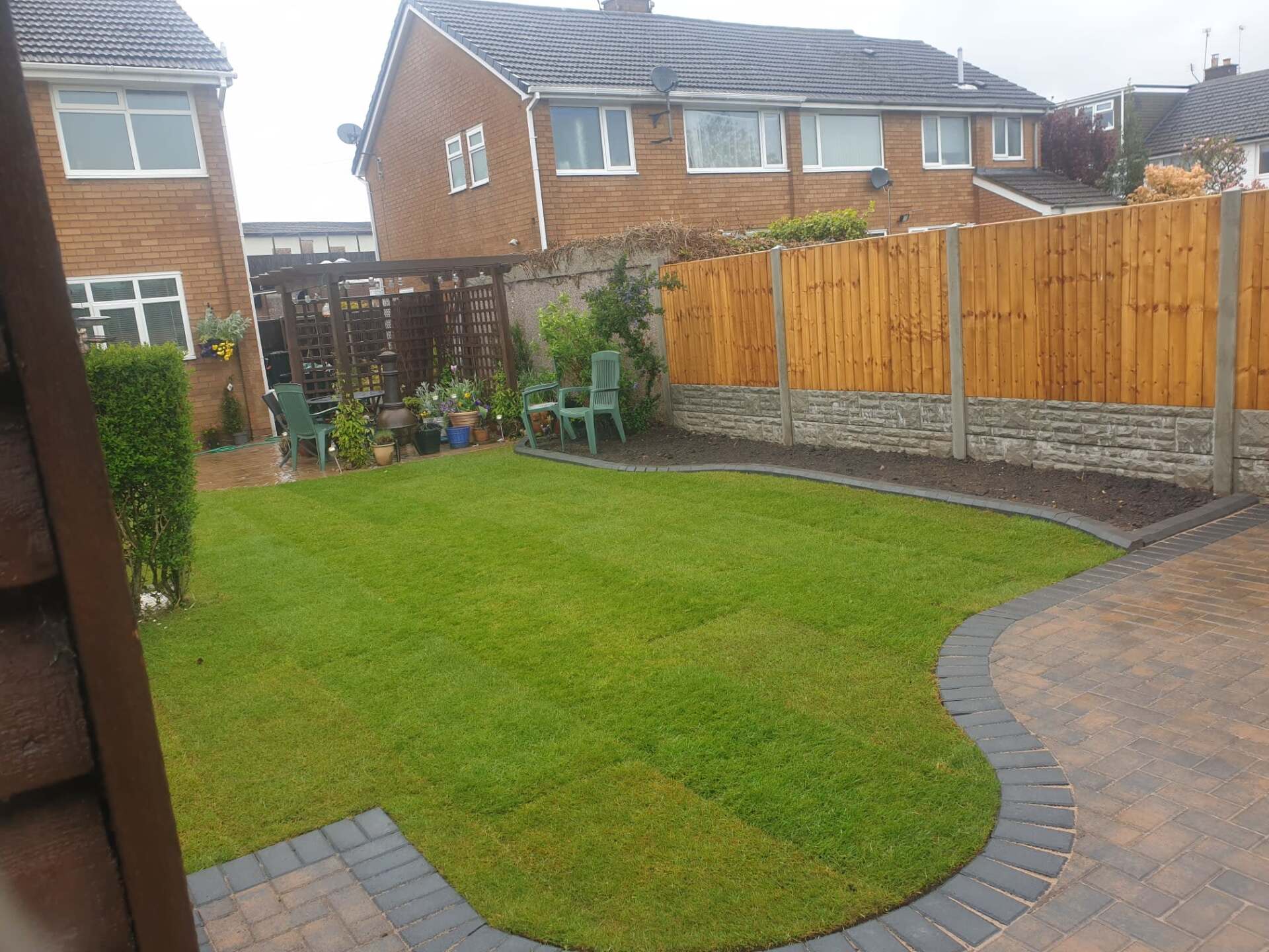 wooden fencing