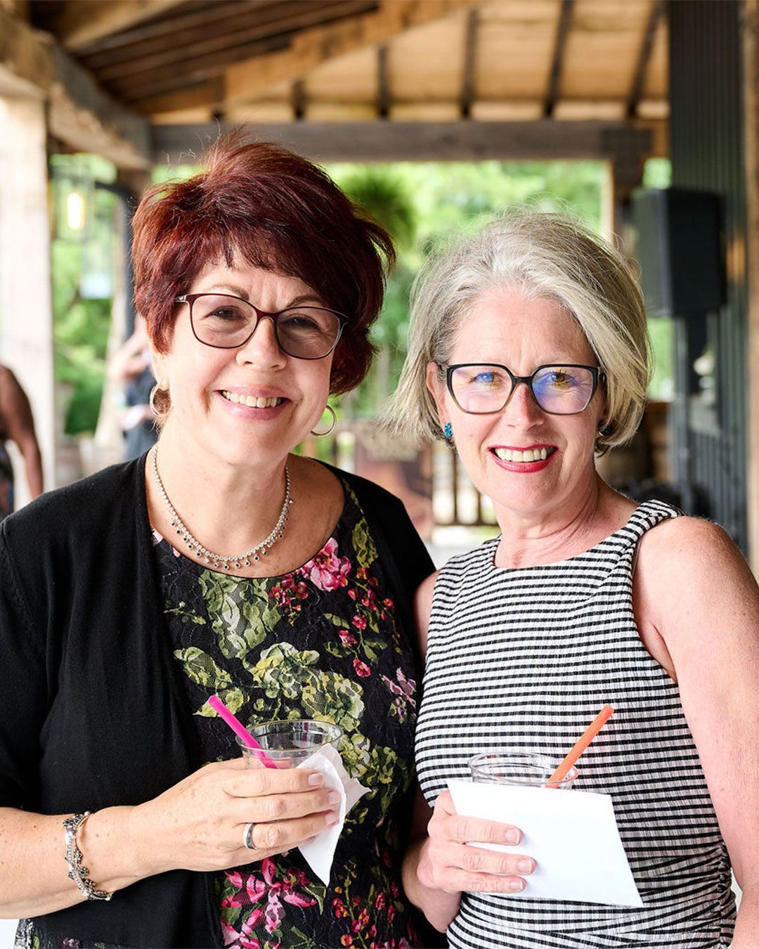 Two women pose for a photo during the 2025 VIPS Gala.