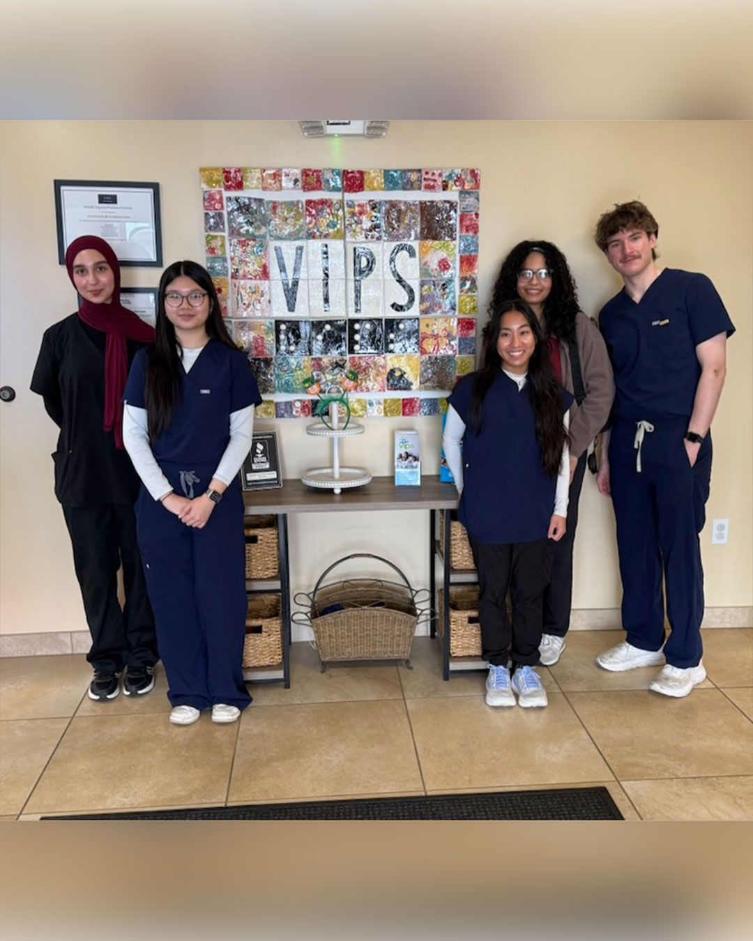 The group from Future Physician Assistants of Kentucky (FPAK) poses for a photo.