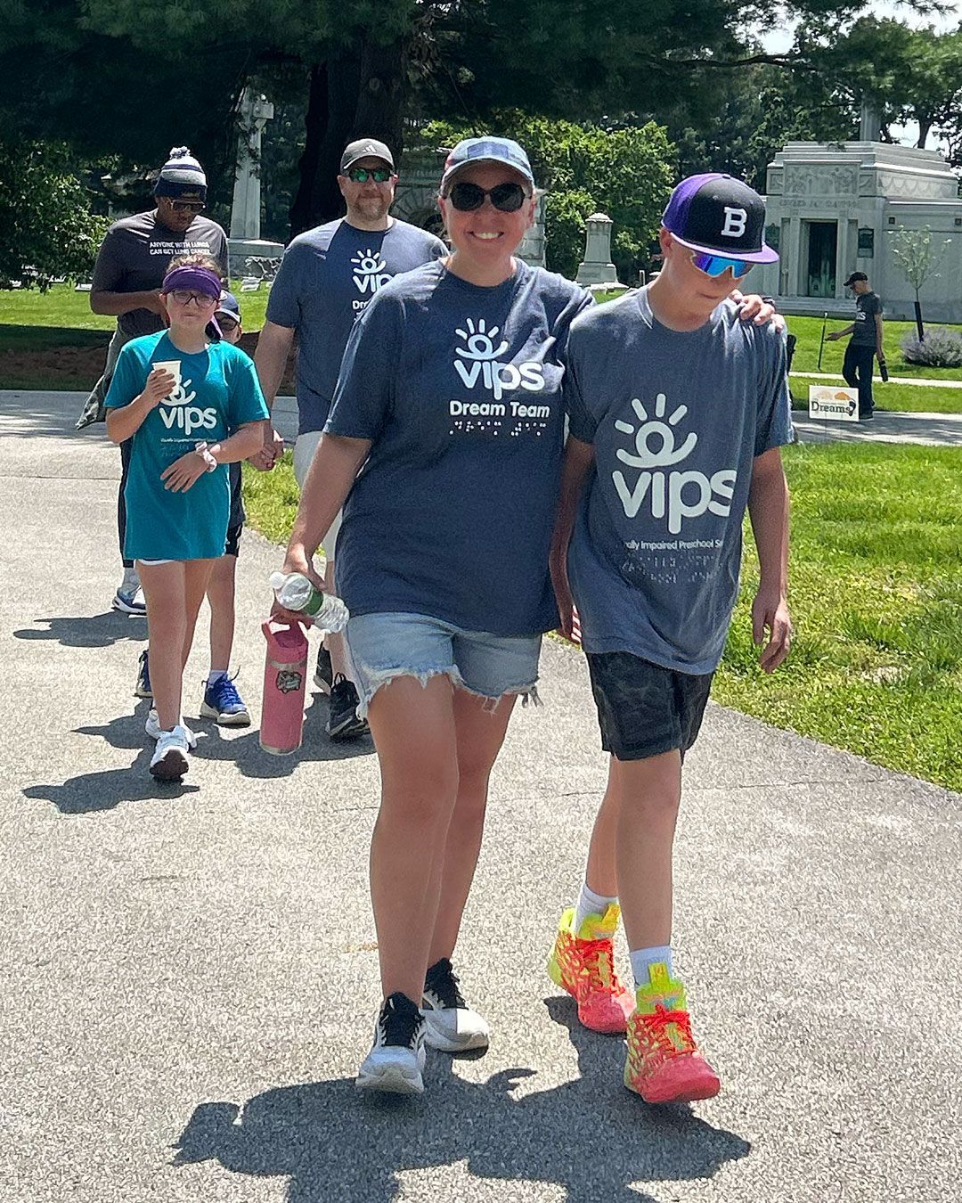 A group of VIPS supporters during Walking for Dreams.