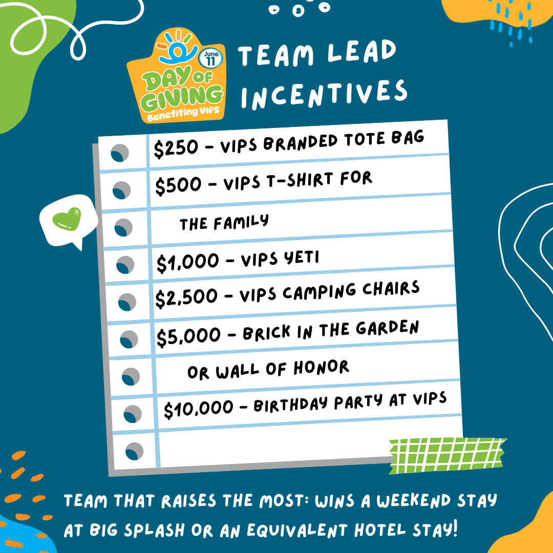 Graphic containing team lead incentives