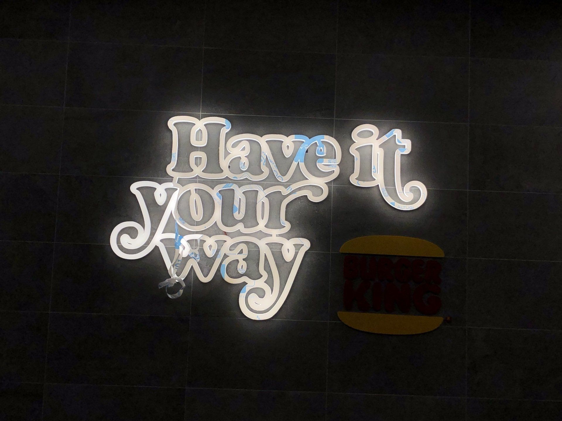 Insegna a LED personalizzata