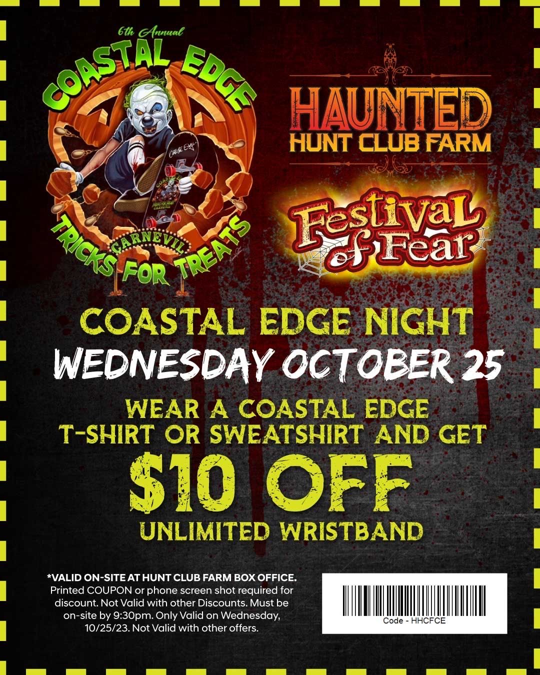 DISCOUNTS Haunted Hunt Club Farm