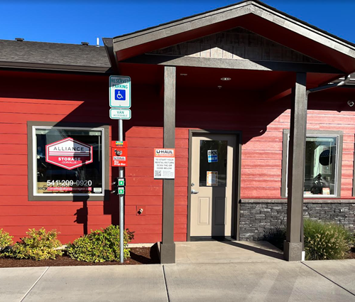 Alliance Self Storage Facility Front Door