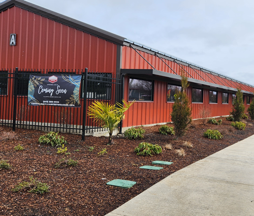 Alliance Self Storage - Corvalis storage facility photo taken sidewalk