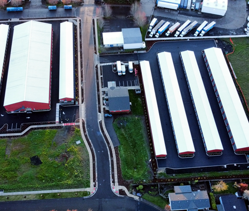 Alliance Self Storage - Corvallis arial view of facility