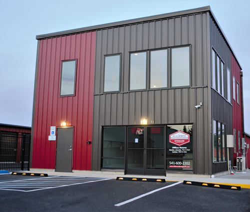 Alliance Self Storage Facility Front of building