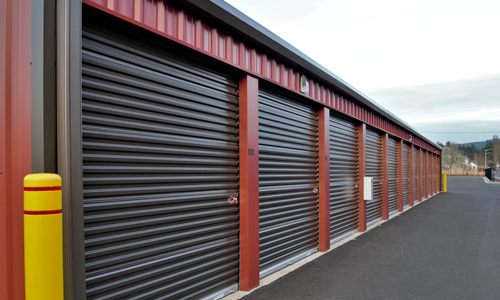 Alliance Self Storage Facility outdoor storage units