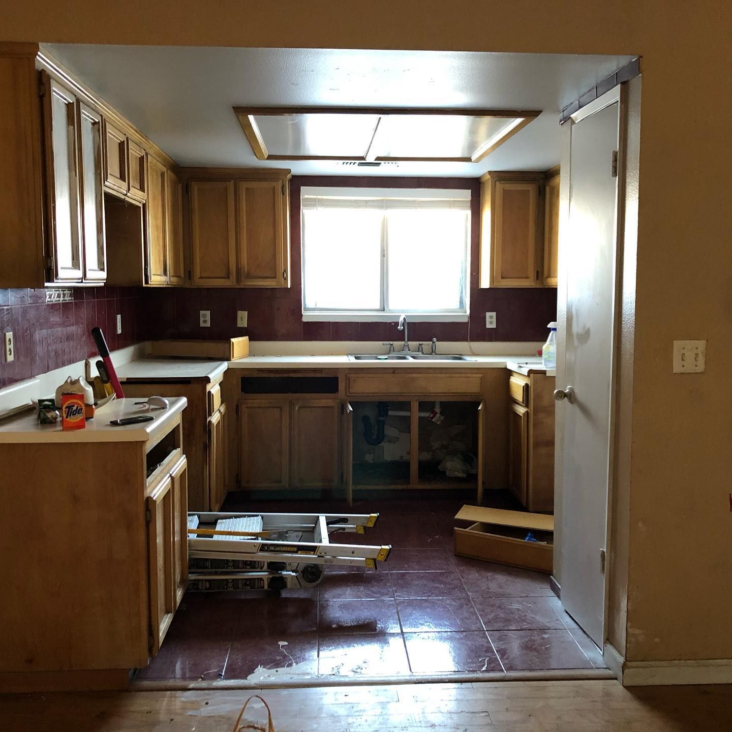 ongoing home renovation after image