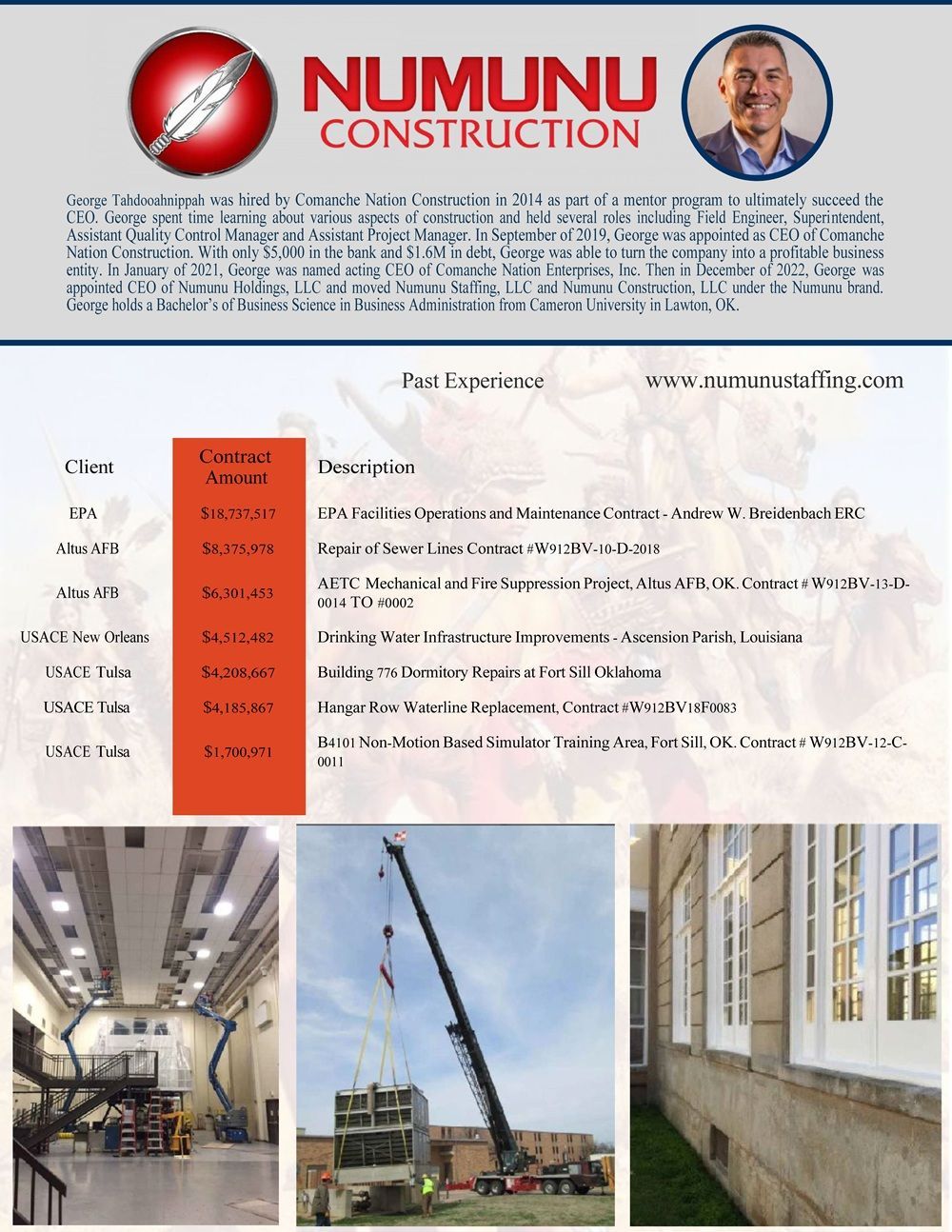 Numunu Staffing Capabilities Statement Construction page 2