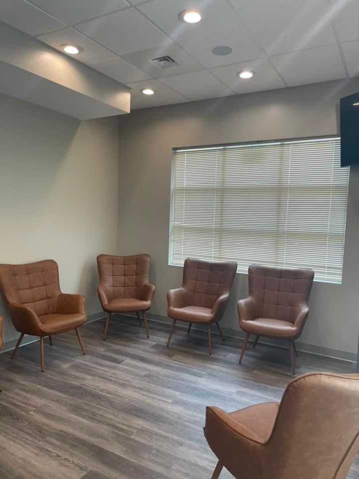 Dentist office waiting area