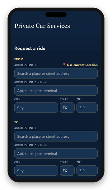 PCS Rider app preview