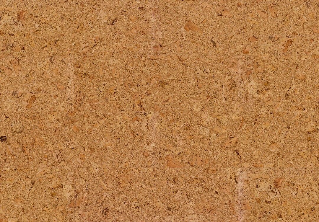 Tan textured corkboard background in light brown and orange tones