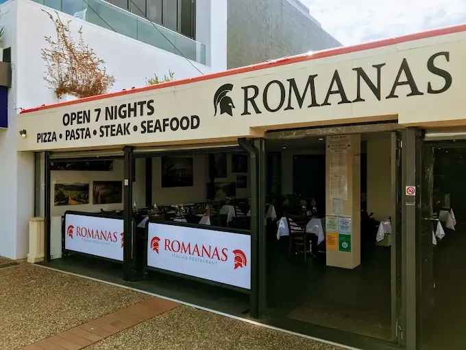 A Restaurant Called Romanas is Open 7 Nights a Week — Romanas Italian Restaurant in Mermaid Beach, QLD