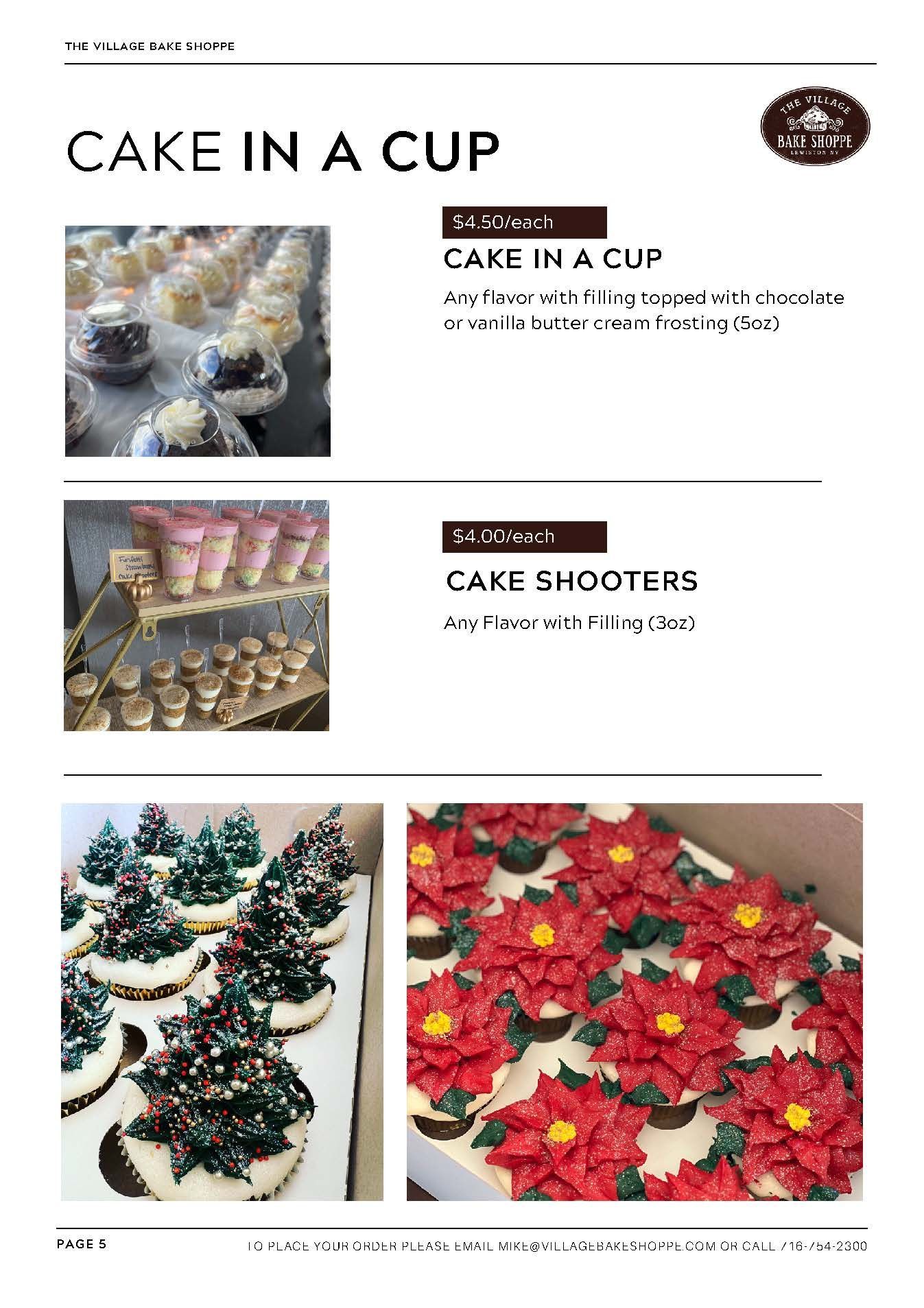 there are many different types of cupcakes in a cup .