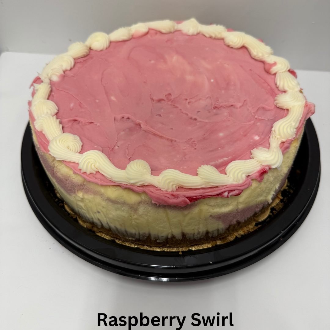 Raspberry Swirl Cheesecake