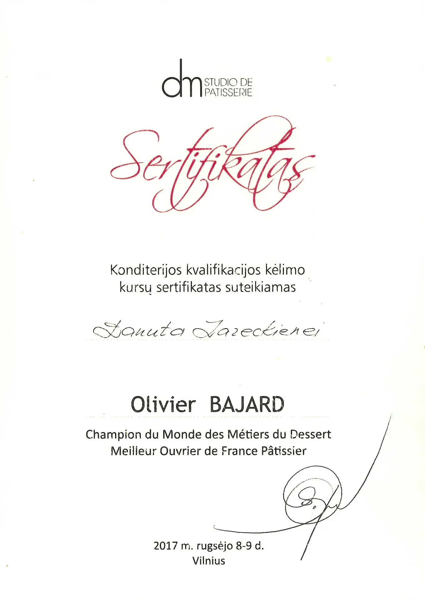 Sertifikatas