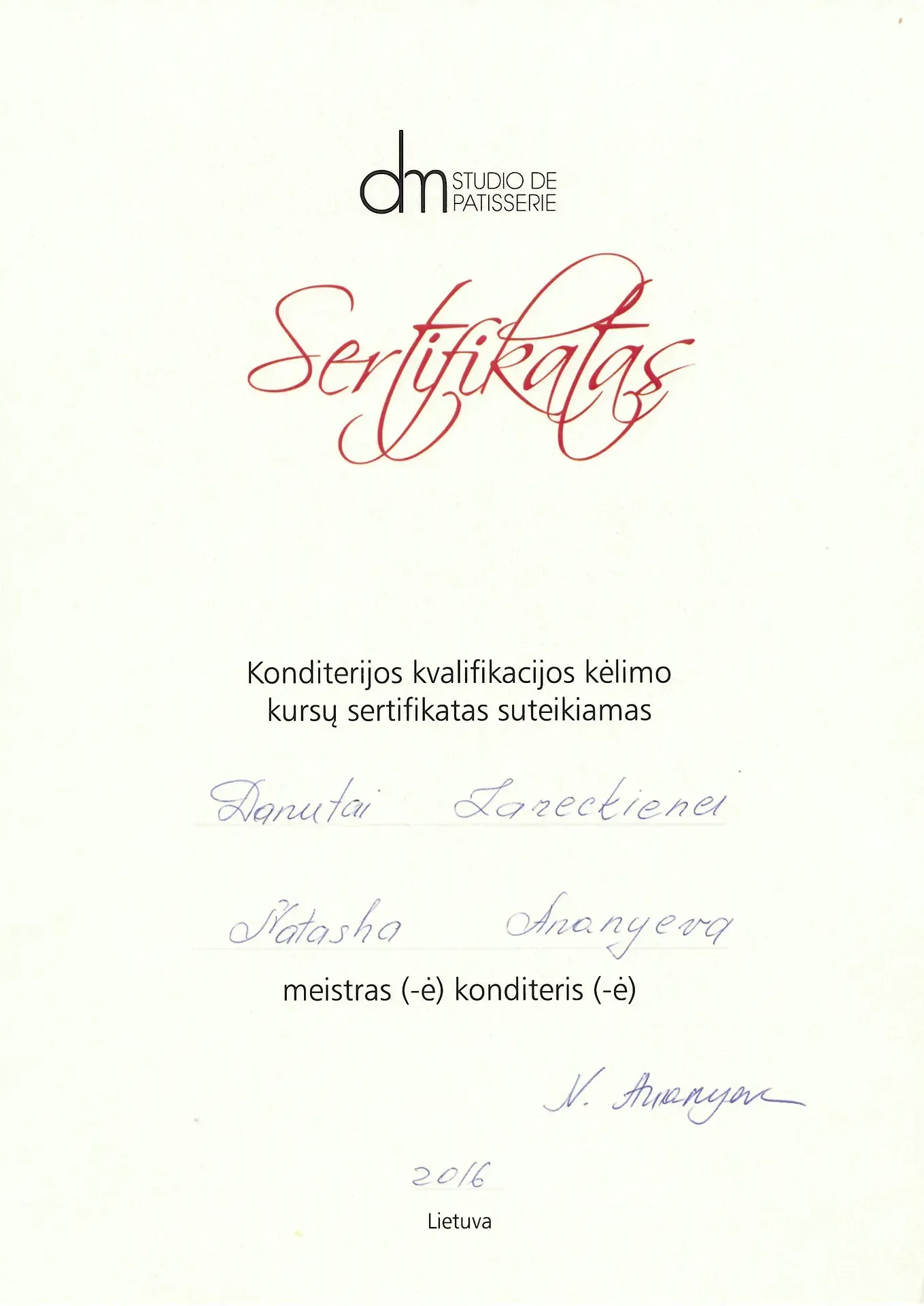 Sertifikatas