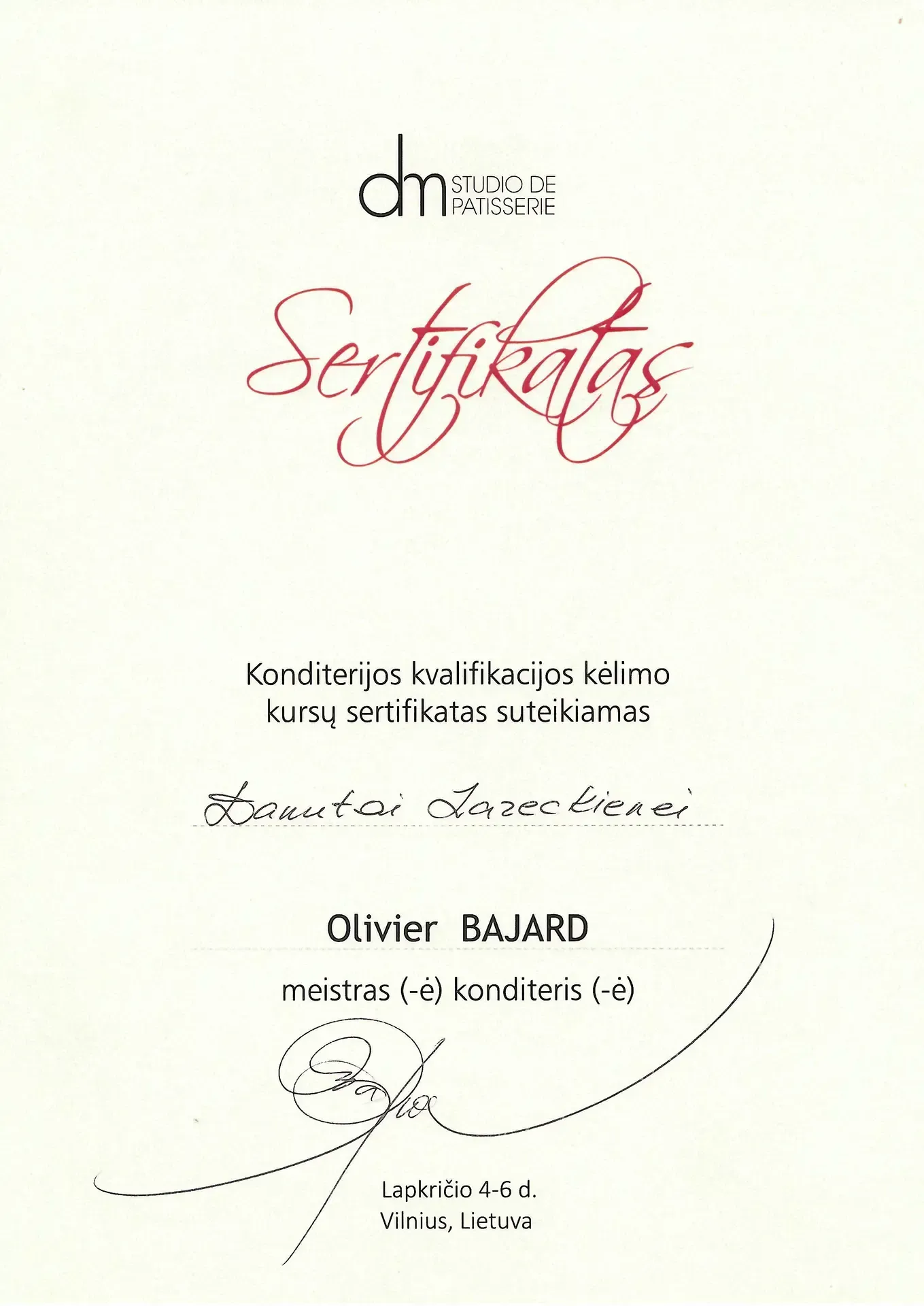 Sertifikatas
