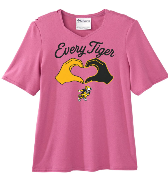 Pink T-shirt with 