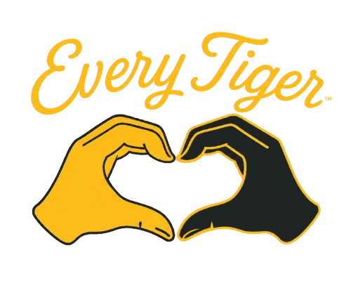 “Every Sun Devil” text above two hands forming a heart in maroon and gold