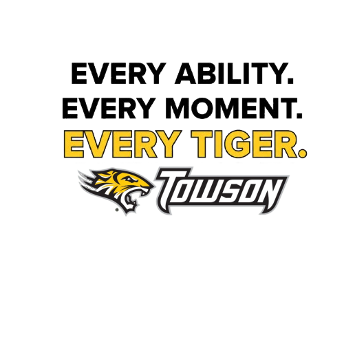 Text reading "EVERY ABILITY. EVERY MOMENT. EVERY TIGER." above a black, gold, and white tiger logo