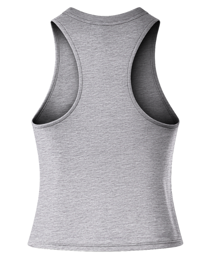 Gray sleeveless shirt with “BUILT DIFFERENT. 100% EVERY TIGER.” and Towson Tigers logo.