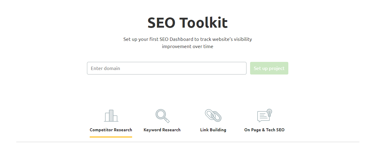 A screenshot of a website called seo toolkit.