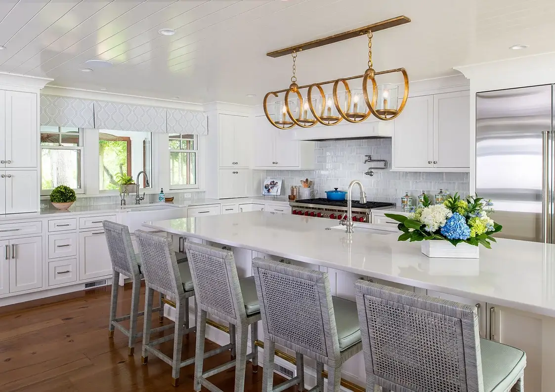 A renovated kitchen designed by the Tracy Pearce Interior Design team
