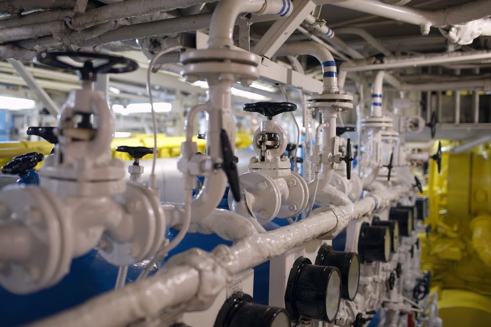 There Are A Lot Of Valves And Pipes In This Room — Blackpoly Pipelines in Forbes, NSW