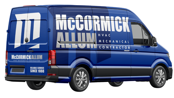 McCormick Allum HVAC Mechanical Contractor Van