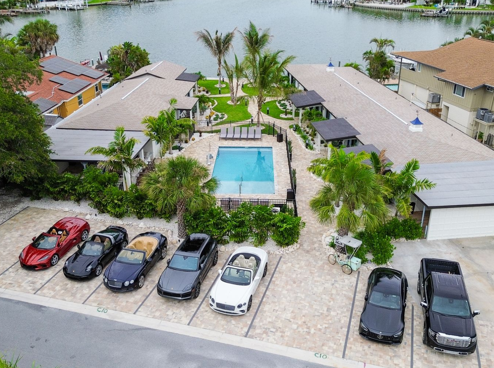 Right on the intercoastal with three boat docks