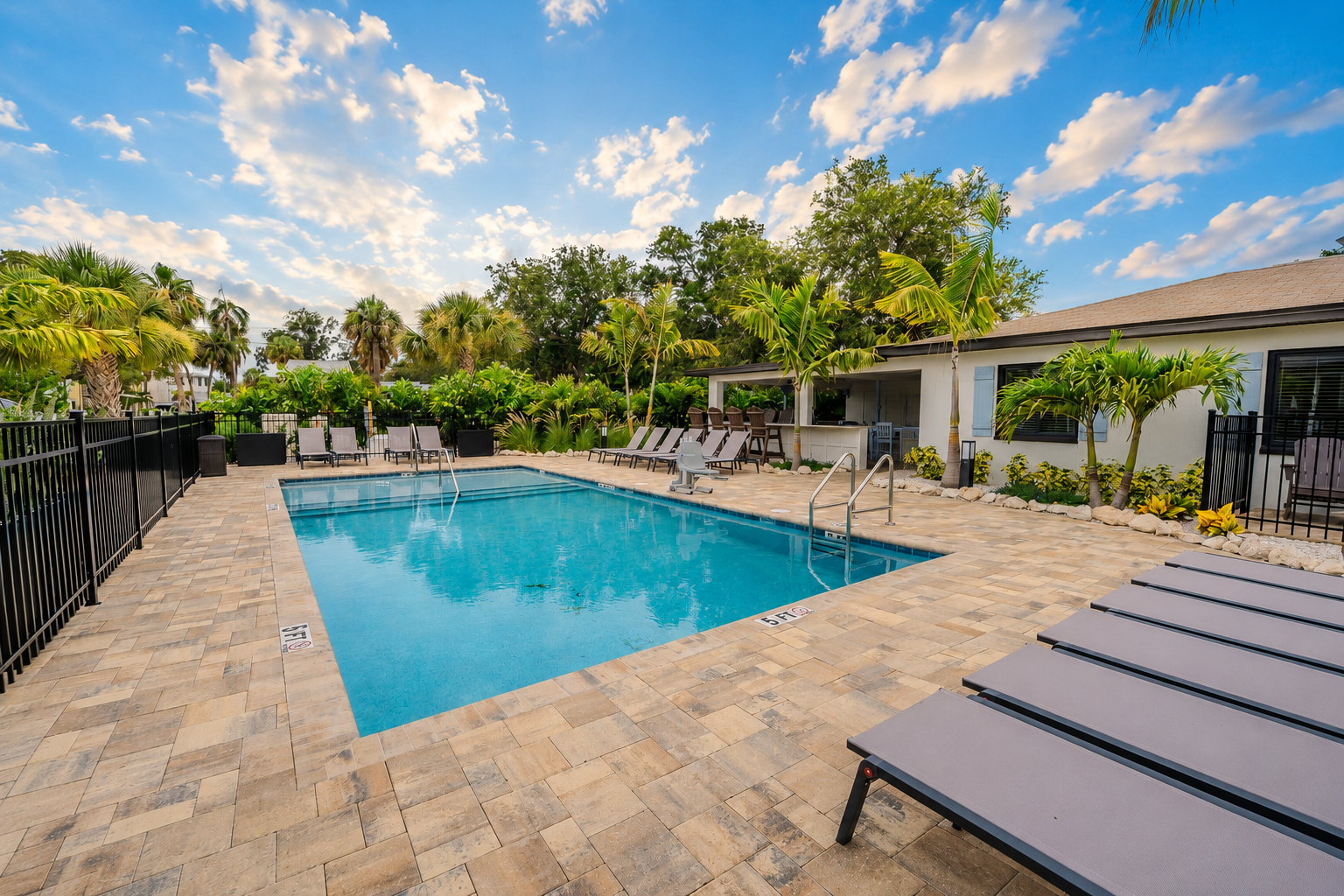 Cool off and relax in the pool