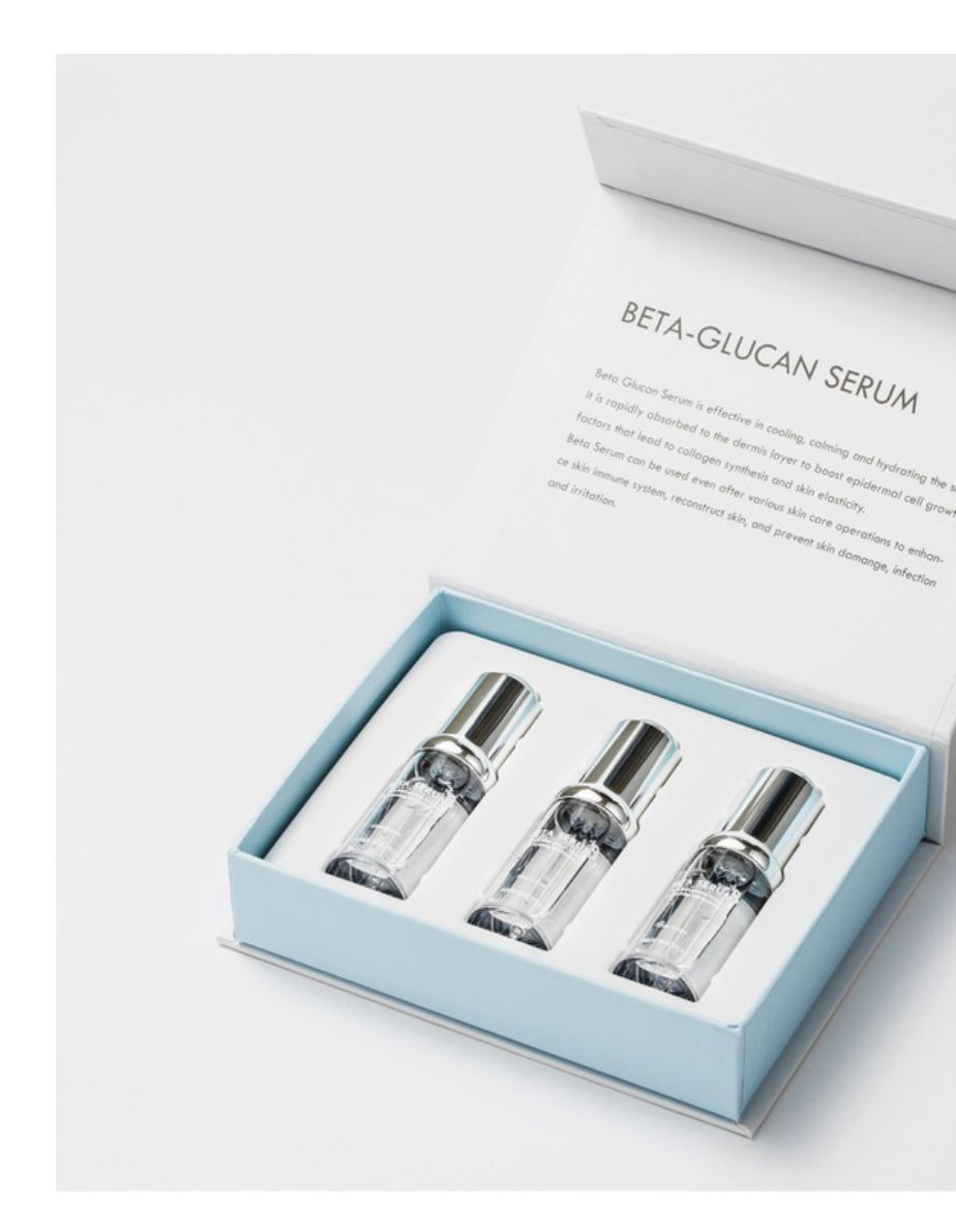Beta Glucan, for very sensitive,reactive skin. Can be used on open wounds to promote healing and anti-inflammatory properties