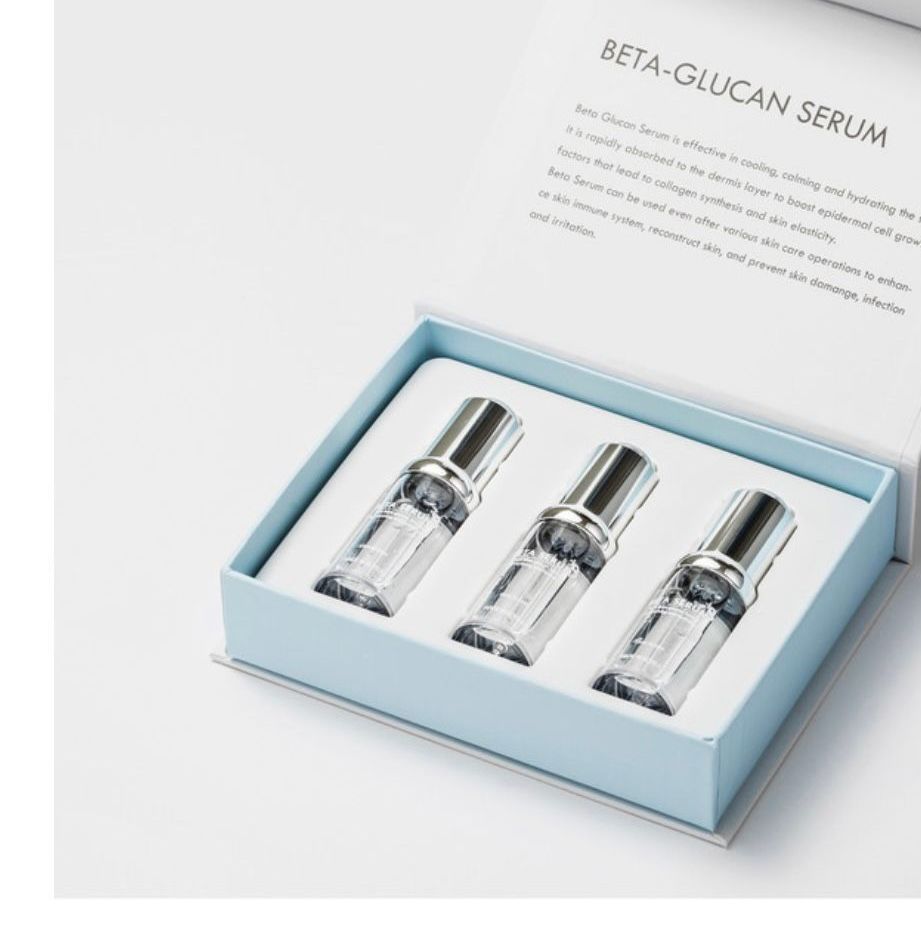 Beta Glucan Serum, NeoGensis Serum, for irritated, open wounds, eczema, inflamed painful skin rashes.