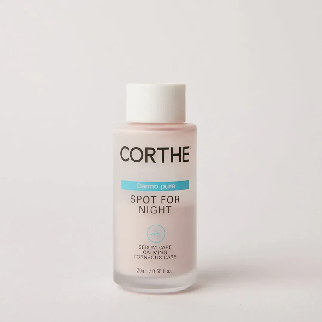 Professional Korean Corthe Dermo Pure Spot treatment for Night. Acne calming overnight spot treatment. Korean spot treatment